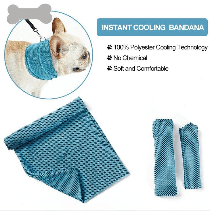Coolpup Chillwrap: Instant Cooling Pet Bandana For Dogs